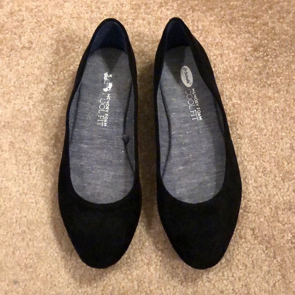 Dr Scholl’s Memory Foam Black Flats